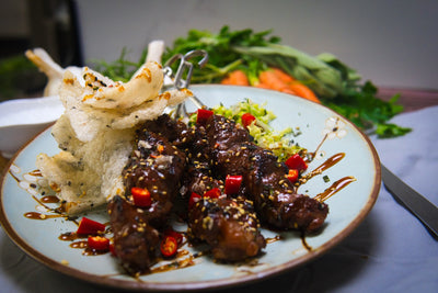 American Ribeye Wagyu Fire Skewers